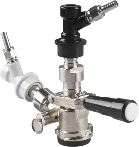 Sankey Kegerator - Acoplador de barril tipo D, dispensador de grifo de barril con adaptador de acoplador de barril, kit de conversión de bloqueo de
