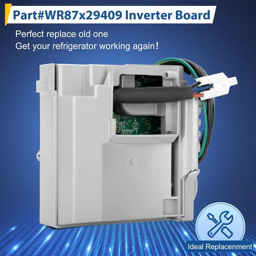 Miniatura 2 de Placa inversora WR87X29409 mejorada, compatible con refrigerador General Electric (GE), calidad OEM, VCC3 1156 K8 F 90, reemplaza WR55X10855