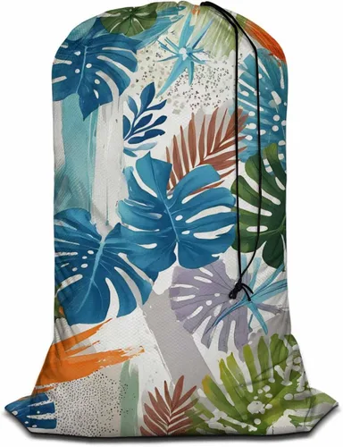 Miniatura 16 de Swono Cute Elephant - Bolsa grande de viaje para lavandería, húmeda/seca, bolsa de ropa sucia para gimnasio, natación, yoga, nube azul Bonito
