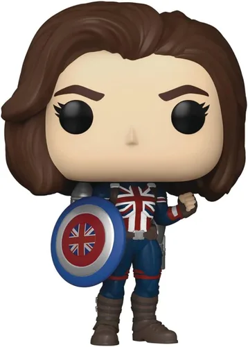 Miniatura 6 de POP Pop! Marvel: Doctor Strange Multiverse of Madness: Captain Carter Figura de vinilo POP (Con funda protectora compatible con POP Box)