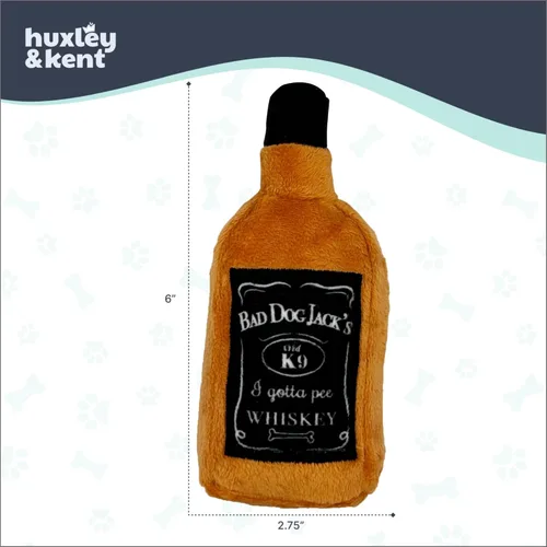 Miniatura 6 de Huxley & Kent Juguete divertido para perros con chirriador, juguetes chirriantes de felpa para perros pequeños, animal de peluche pequeño y duradero