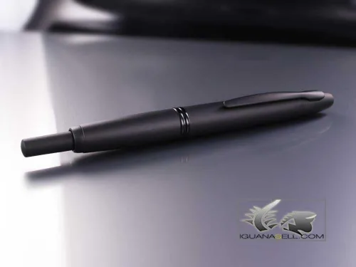 Miniatura 22 de PILOT Vanishing Point Collection - Pluma estilográfica retráctil, color azul carbonesco con detalles de rodio, tinta azul, punta fina (60149)
