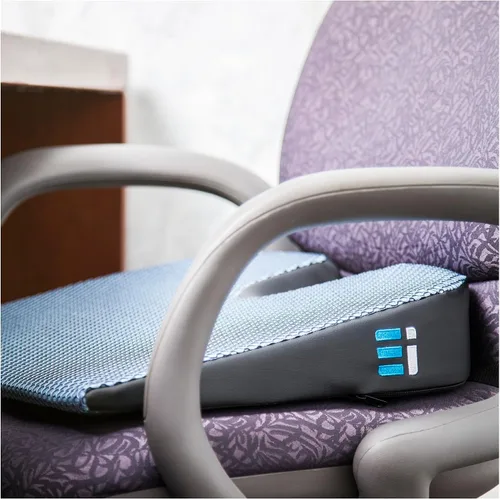 Miniatura 7 de Cojín de espuma viscoelástica para asiento de automóvil para conducir, cojín ergonómico de cuña para dolor de espalda, alivio de la ciática