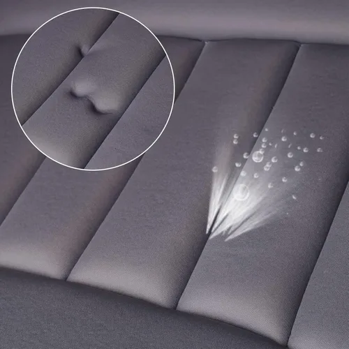 Miniatura 9 de Lofty Aim Cojín de asiento de automóvil de alta calidad, cojín para el conductor con espuma viscoelástica cómoda y parte inferior de goma 2-Gris