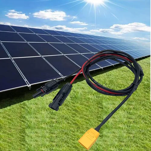 Miniatura 6 de Cable adaptador de conector solar a XT90: Adaptador de panel solar a cable de extensión macho XT90 para central eléctrica portátil y generador solar