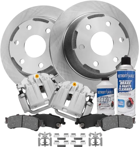 Miniatura 71 de Detroit Axle - Rotores de freno para Chrysler 200 2015 2016 2017, Rotores de freno de disco de reemplazo: 12.01" pulgadas delantero y 10.95