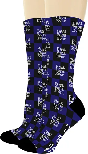 ThisWear Calcetines para el Día del Padre, calcetines novedosos para el Día del Padre, regalos para el mejor papá de todos los tiempos