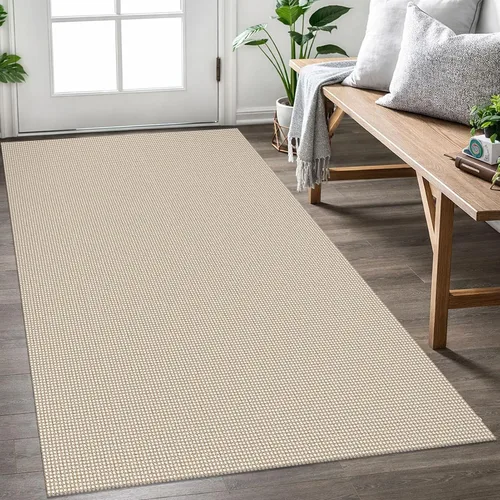 Miniatura 73 de EARTHALL Alfombra de pasillo 3x14 pies, alfombras lavables extra largas para pasillos, tejidas, antideslizante, alfombra trenzada para entrada