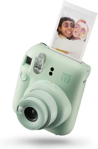 Miniatura 2 de Fujifilm instax Mini 12 - Cámara instantánea con paquete de 20 películas de disparo, color verde menta