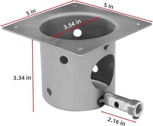 Miniatura 2 de Kit de repuesto de olla de combustión y encendedor de varilla caliente para parrillas de pellets de madera Traeger y Pit Boss, olla de combustión