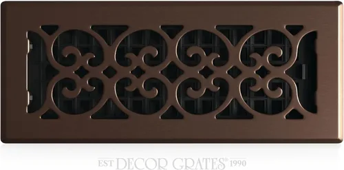 Miniatura 25 de Placa embellecedora cromada Decor Grates con ornamento Acabado cepillo níquel (Brushed Nickel Finish)