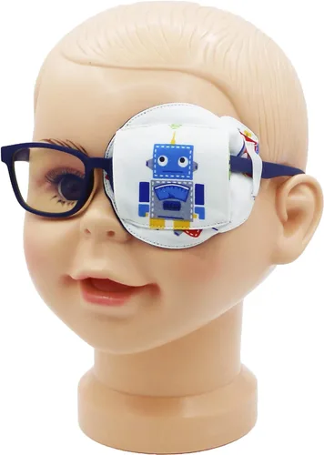 Miniatura 26 de Astropic Parche para ojos de algodón y seda 3D para niños, parche de ojos para niñas para gafas Parche médico para niños con ojo perezoso