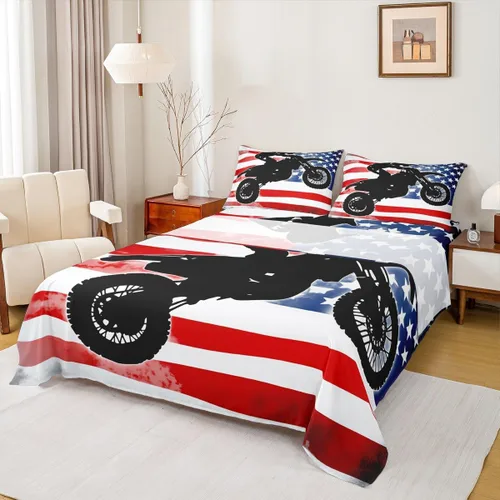 Miniatura 27 de Erosebridal Juego de sábanas y fundas de almohada para niños, diseño de camión de bomberos, color rojo, brillante, para maquinaria, camiones