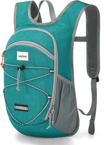 Miniatura 8 de HALOVIE Mochila de Senderismo Plegable de 15L Bolsillo para Teléfono Mochila de Día de Viaje Ligera para el Hombro con Correa para el Pecho Mochila