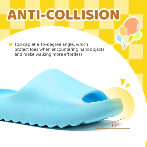 Miniatura 50 de Sandalias acolchadas para mujeres, hombres y niños, cómodas, antideslizantes, suaves, impermeables, para baño, ducha, sandalias acolchadas de suela