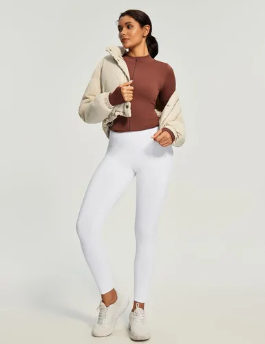 Miniatura 23 de Ewedoos - Leggings con forro de vellón y bolsillos para mujer, leggings térmicos de invierno para mujeres, pantalones de yoga y entrenamiento