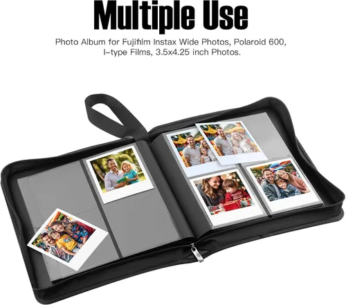 Miniatura 3 de Álbum de fotos con 256 bolsillos para cámara Fujifilm Instax Wide 300, para álbum de fotos Polaroid 600, álbums para Polaroid Now+ Now OneStep2