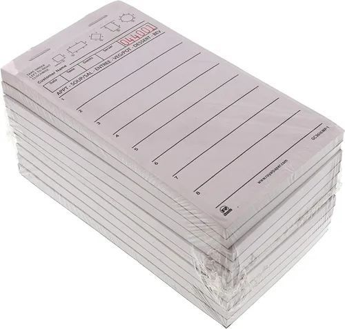 Miniatura 2 de ROYAL Papel blanco para bloc de servidor, 1 parte reservada con 8 líneas, caja de 50 libros