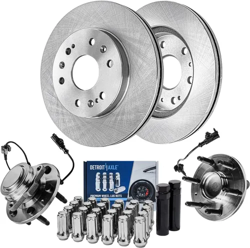 Miniatura 43 de Detroit Axle - Kit de freno delantero para Honda Odyssey 1999-2004 2001-2002 MDX Rotores de freno de disco Pinza de freno de disco con soporte
