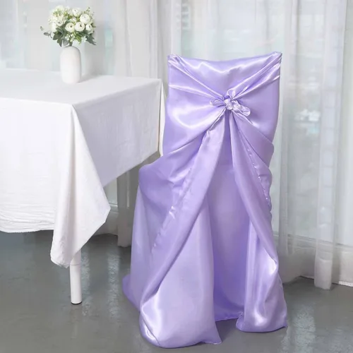 Miniatura 6 de Efavormart - Fundas para sillas de boda, plegables, de satén, universales, para fiestas, 5 unidades, se adaptan a la mayoría de las sillas, fáciles