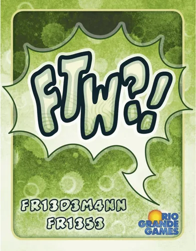 Rio Grande Games FTW? Juego de cartas, juegos de fiesta de estrategia rápida para 2-6 jugadores, mayores de 14 años, menores de 30 minutos