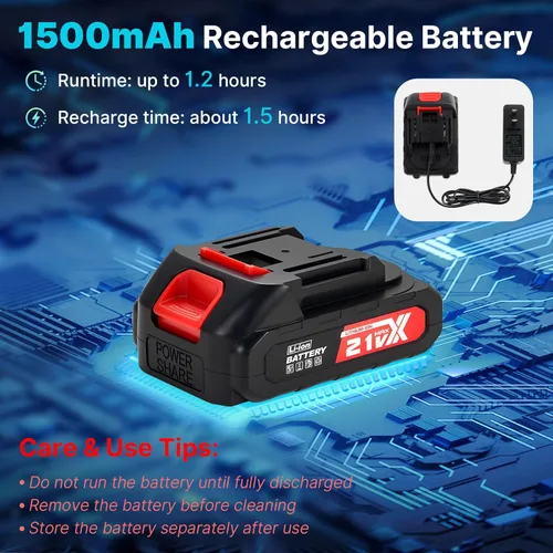 Miniatura 3 de Máquina de afeitar de hielo portátil inalámbrica, 178 libras/h de doble hoja y una sola batería Máquina trituradora de hielo a batería de 180 W