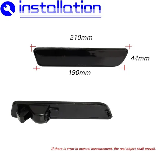 Miniatura 3 de JDMTECH Para Ford Mustang 2005 2006 2007 2008 2009 Carcasas de luz indicadora lateral trasera Lente ahumada Vivienda ahumada