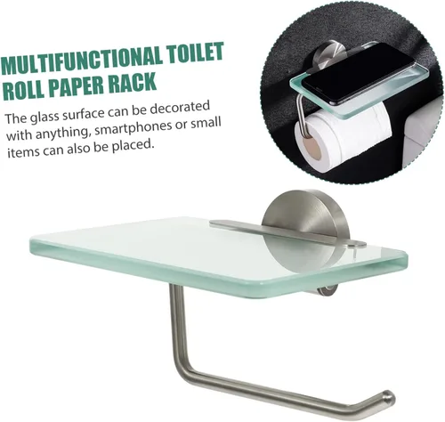 Miniatura 8 de Soporte resistente de papel higiénico de moda y práctico para el hogar Dec