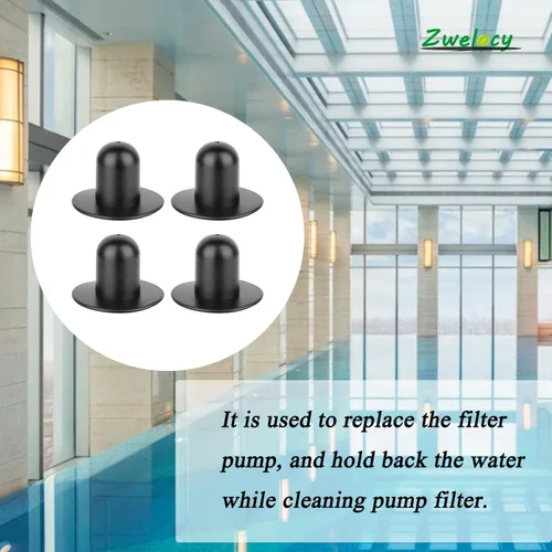 Miniatura 7 de Paquete de 4 tapones de repuesto para pared de piscina – Tapones para agujeros de filtro de bomba de piscina para piscinas Bestway e Intex sobre