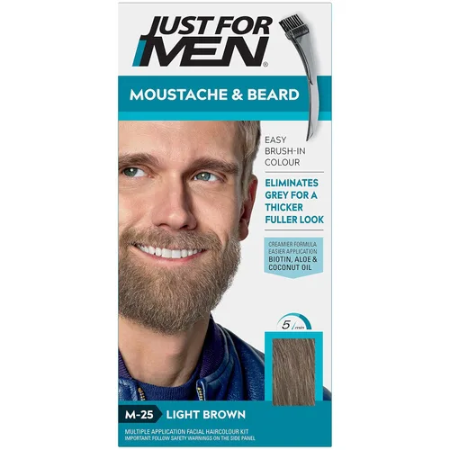 Miniatura 16 de JUST FOR MEN Gel de color para bigote y barba M-45, marrón oscuro 1 cada uno (paquete de 2)
