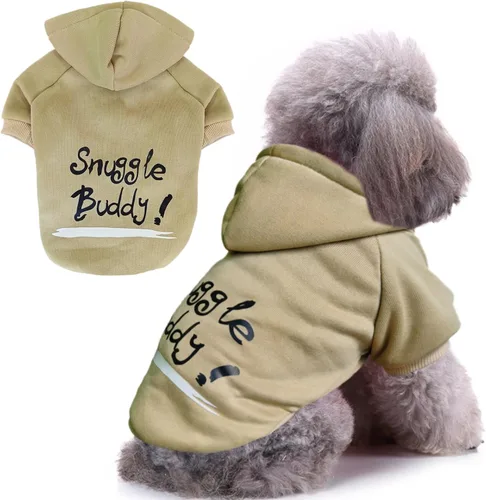 Miniatura 13 de Jecikelon Sudaderas con capucha para perros de invierno, ropa cálida para perros pequeños, chihuahua, abrigo, ropa para cachorros, gatos, disfraz