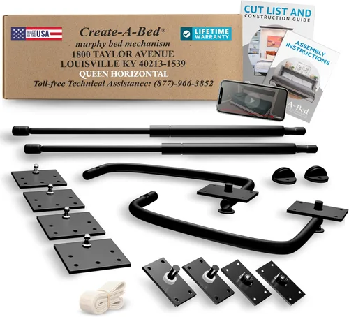 Miniatura 8 de Create-A-Bed Kit de Cama Murphy Deluxe Tamaño Twin, Horizontal