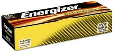 Miniatura 4 de Energizer (R) Pilas industriales alcalinas de 9 voltios (paquete de 3 (12 baterías cada una))