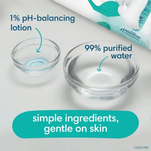 Miniatura 8 de pampers toallitas para bebé Aqua Pure 56 ct ANTIGUO