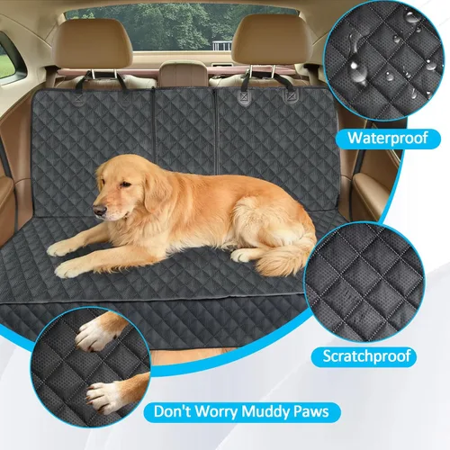 Miniatura 2 de Funda de asiento de automóvil para perro, funda para asiento trasero, funda de mascota para perros, impermeable, protector de asiento de automóvil