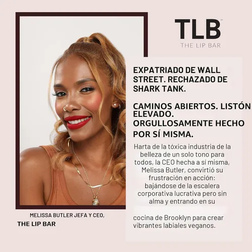 Miniatura 5 de The Lip Bar - Lápiz labial líquido mate sin parar, Volver a lo negro (negro) - Alto pigmento - Una pasada - De larga duración - Aceite de jojoba