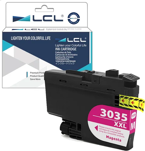Miniatura 11 de LCL Cartucho de tinta compatible con pigmento de repuesto para Brother LC3035 XXL LC3035XXL LC3035BK para MFC-J995DW MFC-J995DW XL MFC-J815DW XL