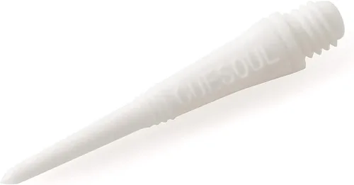 Miniatura 6 de CUESOUL 100 puntos de punta suave para dardos de punta suave Blanco
