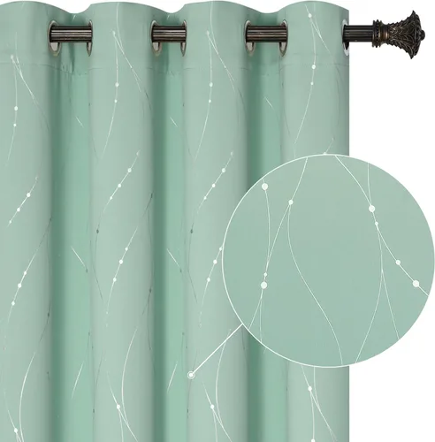 Miniatura 62 de BUHUA - Paneles de cortinas opacas para sala de estar, cortinas grises con aislamiento térmico, cortinas de ventana para dormitorio - 72 pulgadas