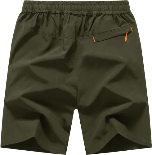 Miniatura 2 de TBMPOY Pantalones cortos de senderismo para hombre de 7 pulgadas, de secado rápido, atléticos, gimnasio, deportes al aire libre, entrenamiento
