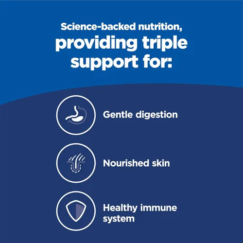 Miniatura 3 de Hill's Science Diet Estómago y piel sensibles, adultos 1-6, soporte de sensibilidad estomacal y de la piel, alimento seco para perros, receta