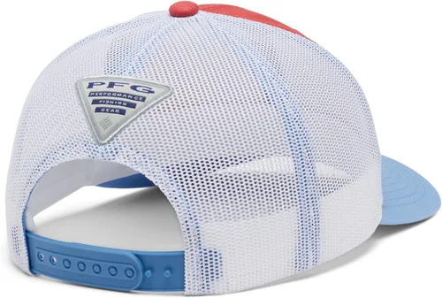 Miniatura 124 de Columbia - Gorra de malla con bandera con árboles unisex para adultos, corona alta