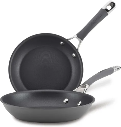 Miniatura 9 de Circulon Symmetry Sartén Wok/Salteado Antiadherente de Anodizado Duro con Mango Auxiliar - 14 Pulgadas, Negro