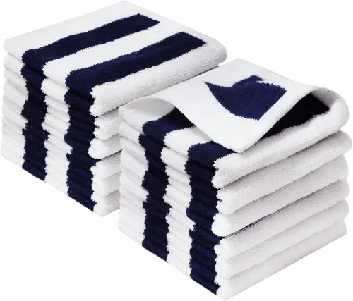 Miniatura 27 de ORIGINAL KIDS Juego de 6 toallas – Bath Time Sugar & Spice – 2 toallas, 2 toallas de mano y 2 paños – 100% algodón jacquard suave absorbente toalla