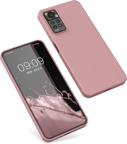Miniatura 5 de kwmobile Funda compatible con Xiaomi Redmi Note 11 Pro/Note 11 Pro (5G) / Note 12 Pro (4G) - Funda de silicona TPU con acabado suave - Rosa