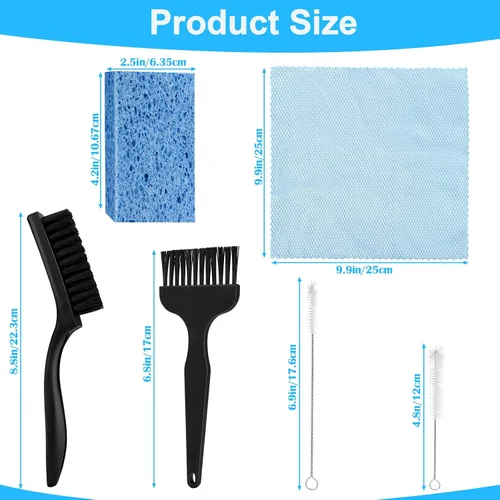 Miniatura 6 de XANGNIER Kit de cepillo de limpieza para purificador de aire, 6 piezas purificadores de aire para el hogar/dormitorio Herramientas de limpieza