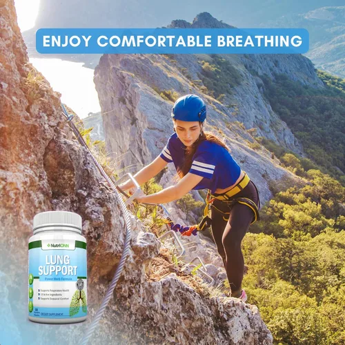 Miniatura 3 de NutriONN Desintoxicación y limpieza pulmonar - Ideal para fumadores - Extra fuerte - Suplementos 100% herbarios de salud pulmonar - Apoyo