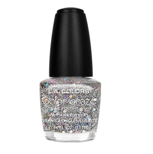 L.A. COLORS Esmalte de uñas Color Craze, Glitter Bomb CNP543 Bomba de purpurina