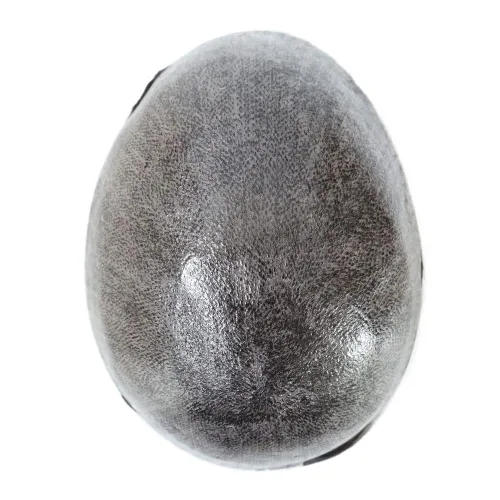 Miniatura 5 de HAIR NATURE Sistemas de reemplazo de cabello humano Toupee para hombre, 0.005 in, piel de polietileno inyectada, pelucas reales para hombres