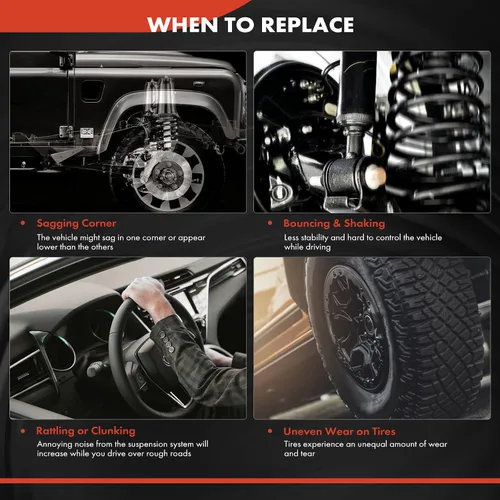 Miniatura 7 de A-Premium Muelles helicoidales delanteros compatibles con Honda Civic 1996 1997 1998 1999 2000, lado del conductor y del pasajero, paquete de 2